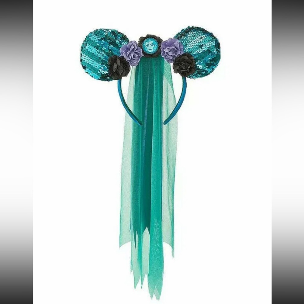 DISNEY Minnie Mouse Main Attraction HAUNTED MANSION Leota Headband Ears - NWT